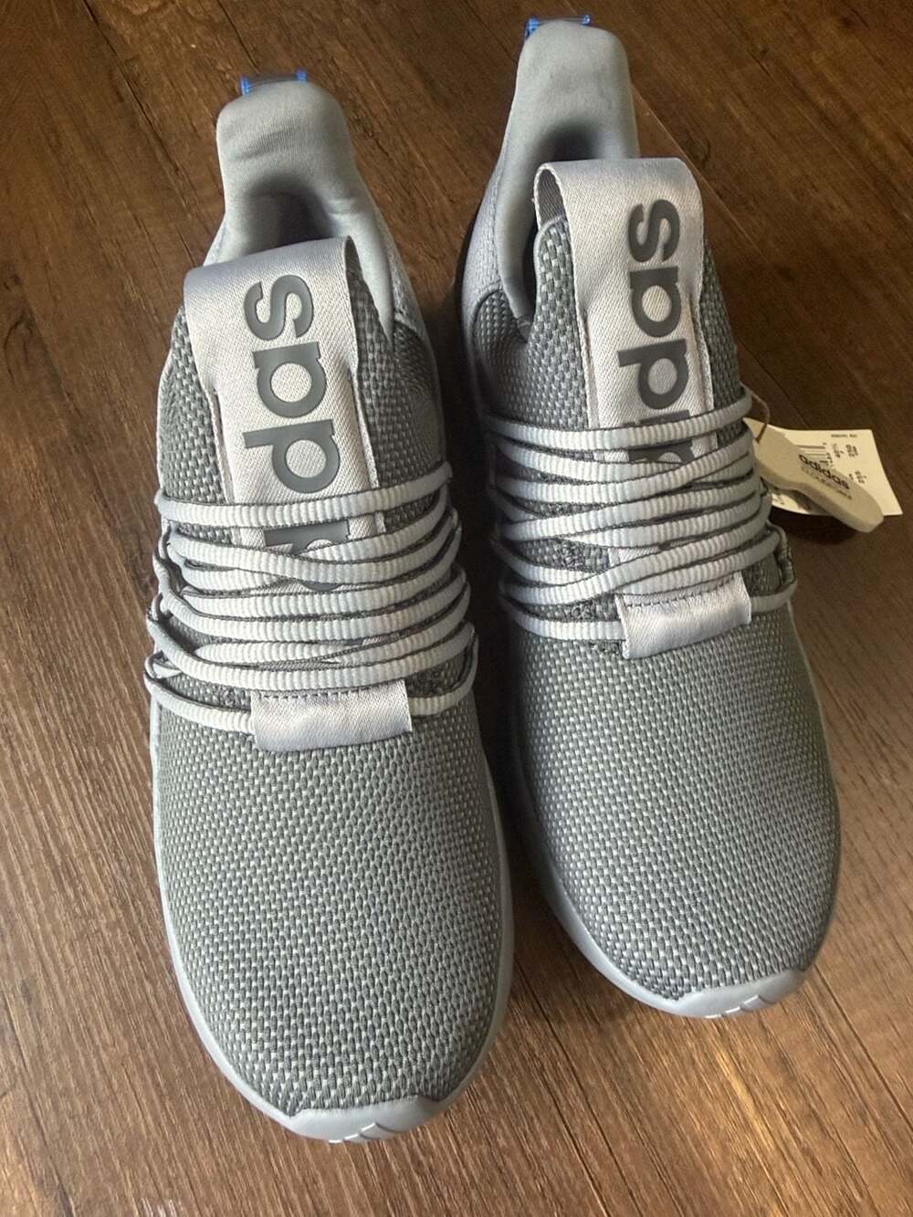 Adidas Lite Racer Adapt 7.0 Size 7.5 Grey Slip-On Sneakers